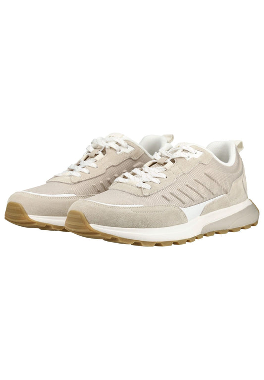 Marc O Polo Sneaker Veloursleder/Mesh Hellgrau