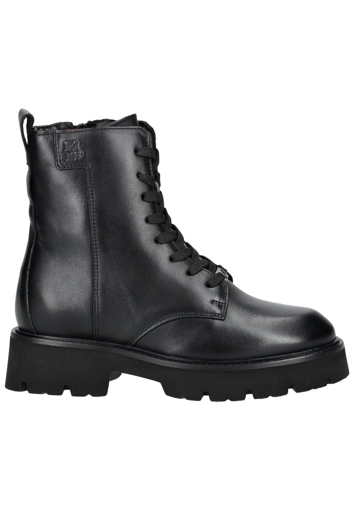 Marc O Polo Stiefelette Glattleder Schwarz Warmfutter
