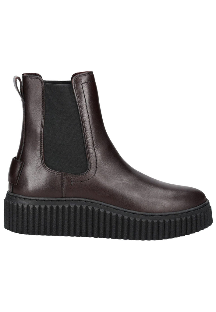 Marc O Polo Stiefelette Leder Aubergine Warmfutter