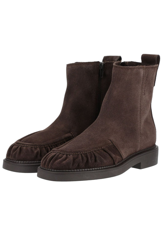 Marc O Polo Stiefelette Veloursleder Kaffee