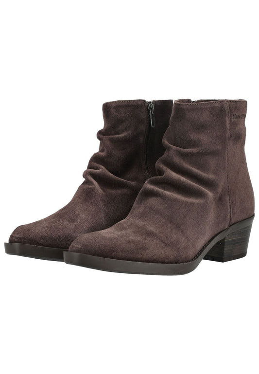 Marc O Polo Stiefelette Veloursleder Kaffee