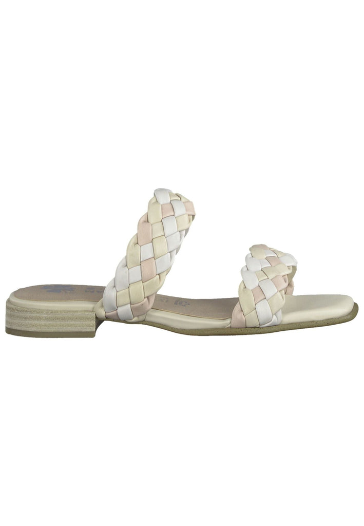 Marco Tozzi Pantoletten Leder Cream