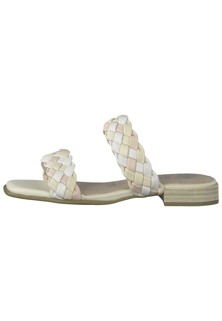 Marco Tozzi Pantoletten Leder Cream