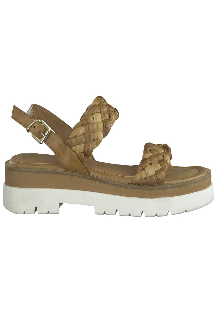 Marco Tozzi Sandalen Leder Cognac