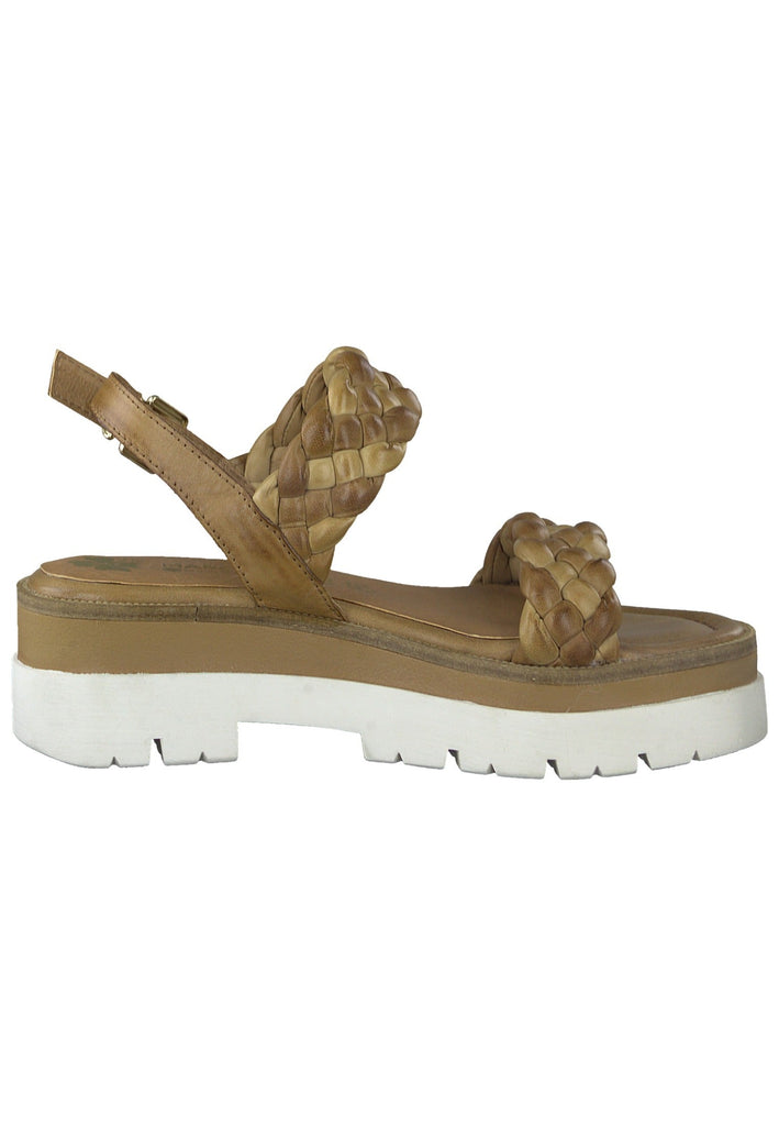 Marco Tozzi Sandalen Leder Cognac