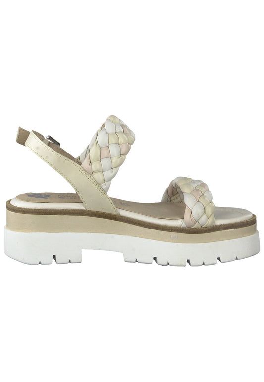 Marco Tozzi Sandalen Leder Cream
