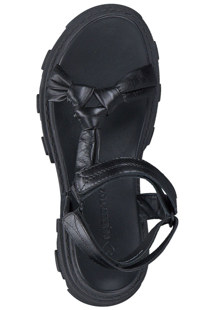 Marco Tozzi Sandalen Leder Schwarz