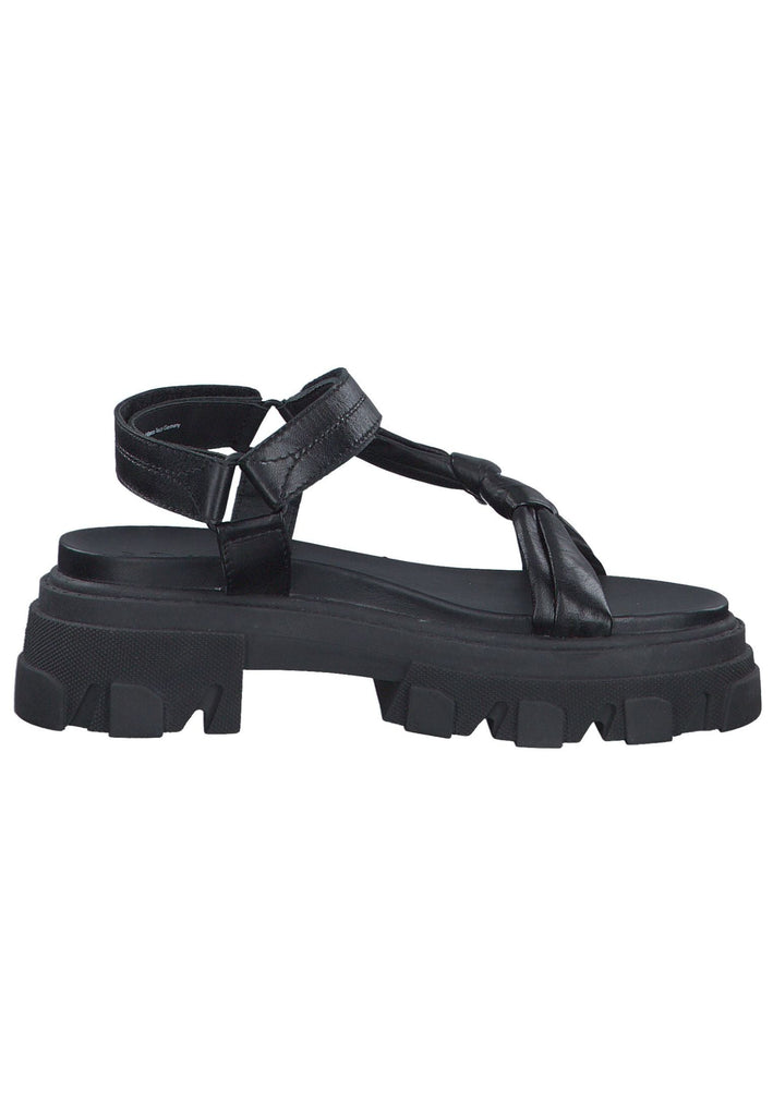 Marco Tozzi Sandalen Leder Schwarz
