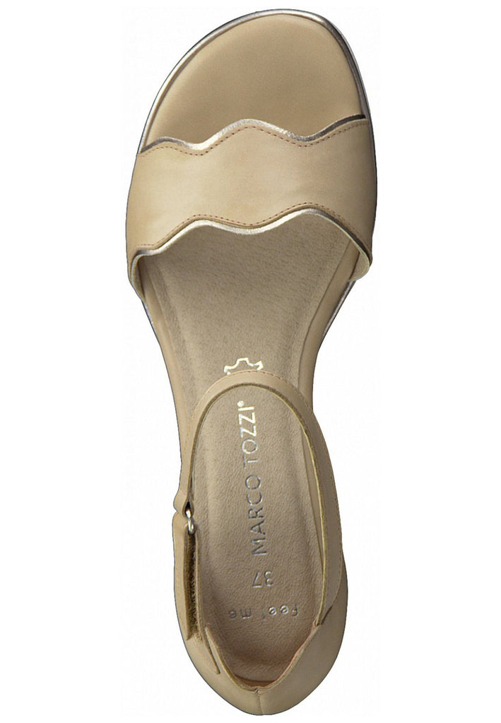 Marco Tozzi Sandalen Leder/Synthetik Beige