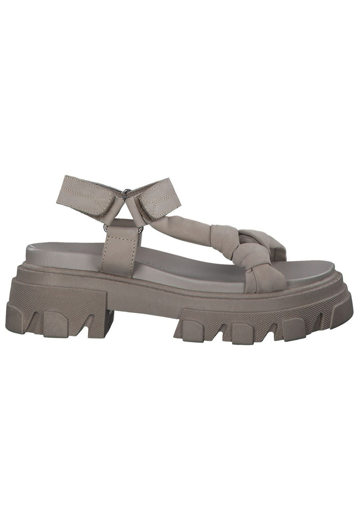 Marco Tozzi Sandalen Leder Taupe