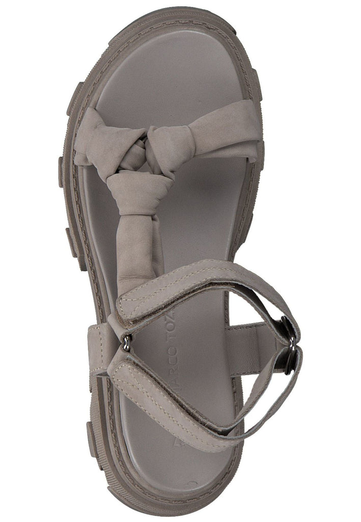 Marco Tozzi Sandalen Leder Taupe