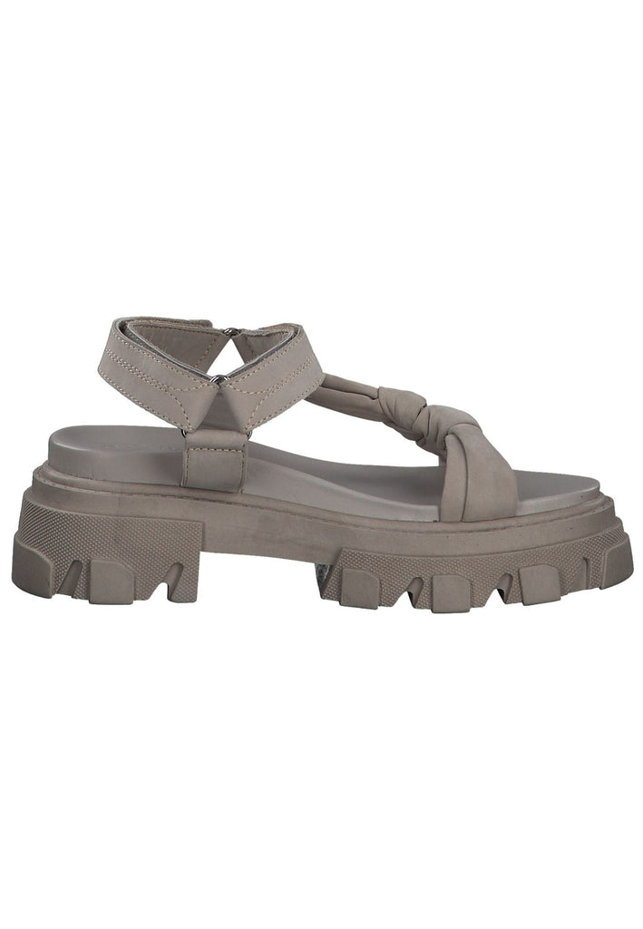Marco Tozzi Sandalen Leder Taupe
