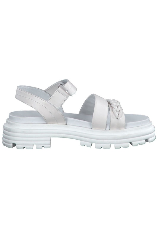 Marco Tozzi Sandalen Leder Weiß