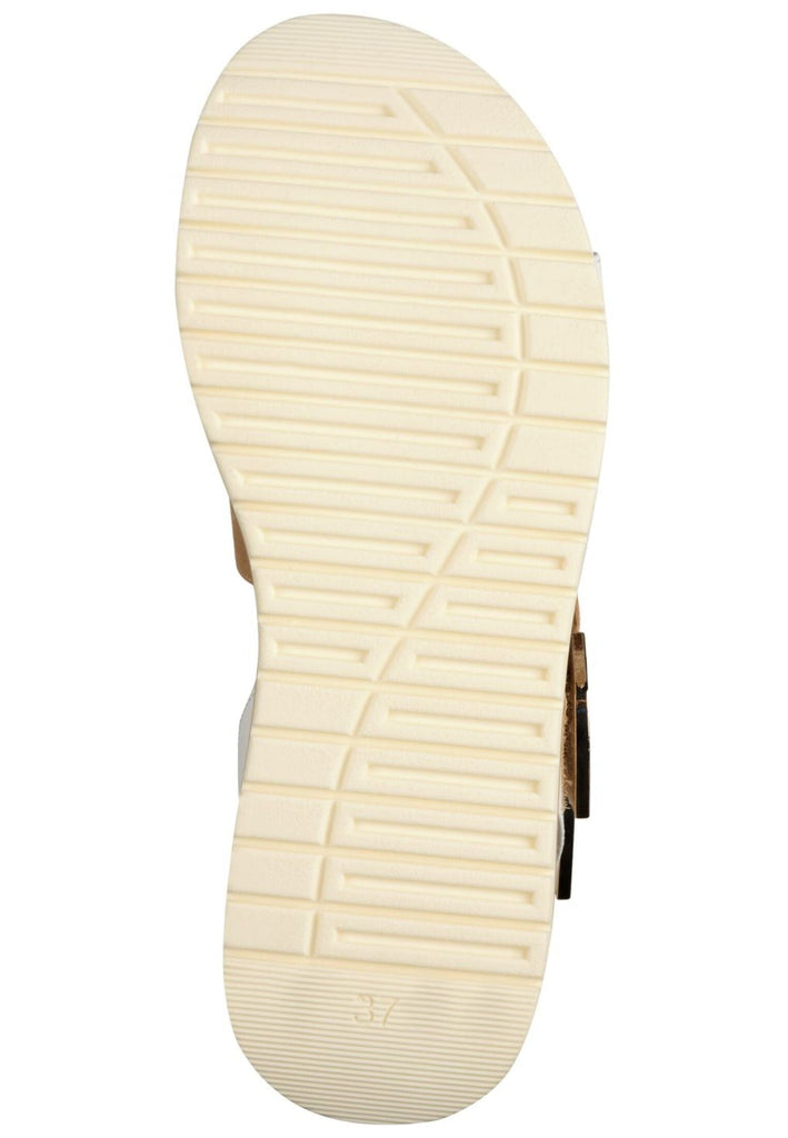 Marco Tozzi Sandalen Lederimitat/Textil Weiß