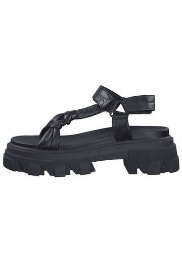 Sandalen Marco Tozzi Sandalen Leder Schwarz