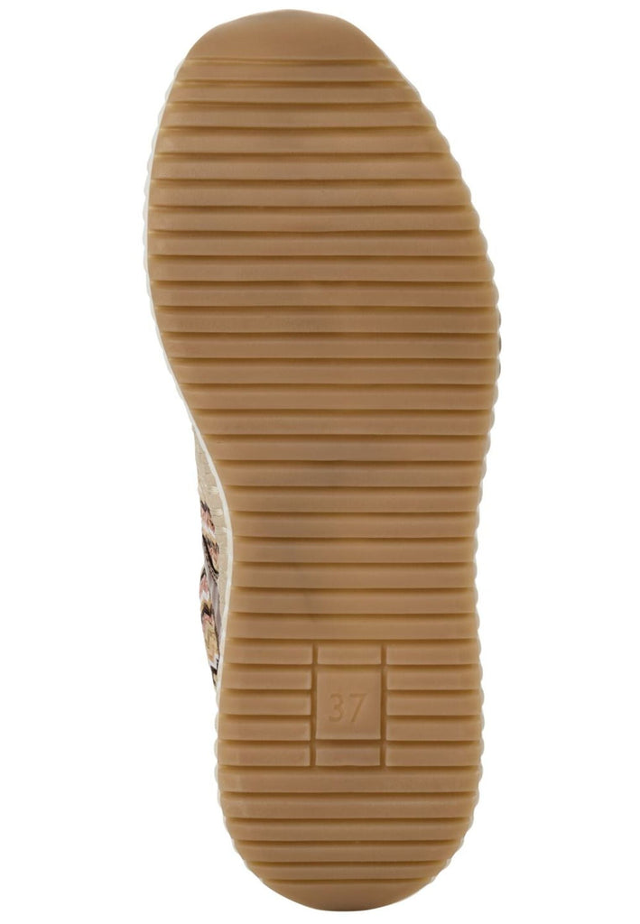 Marco Tozzi Sneaker Lederimitat Beige/Braun