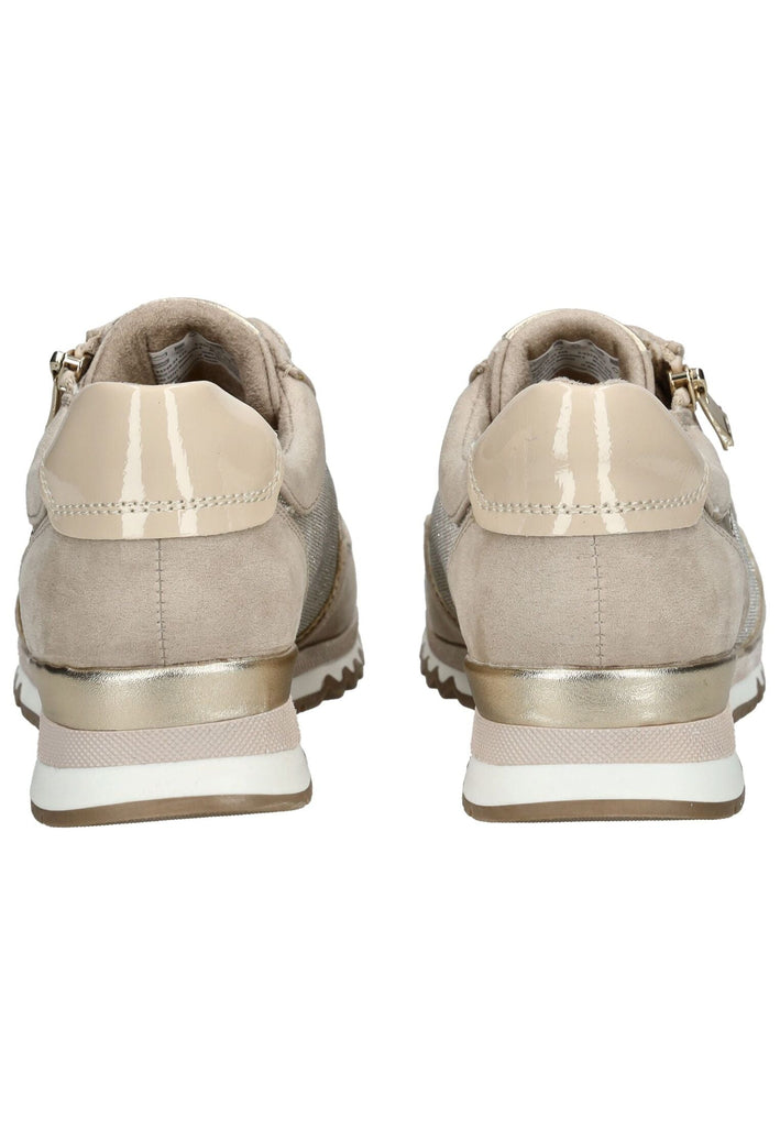 Marco Tozzi Sneaker Lederimitat/Textil Beige/Gold