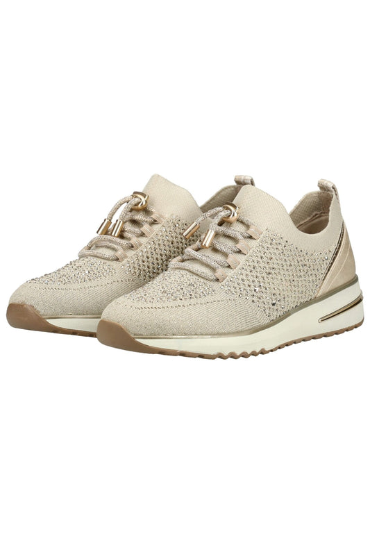 Marco Tozzi Sneaker Lederimitat/Textil Dune