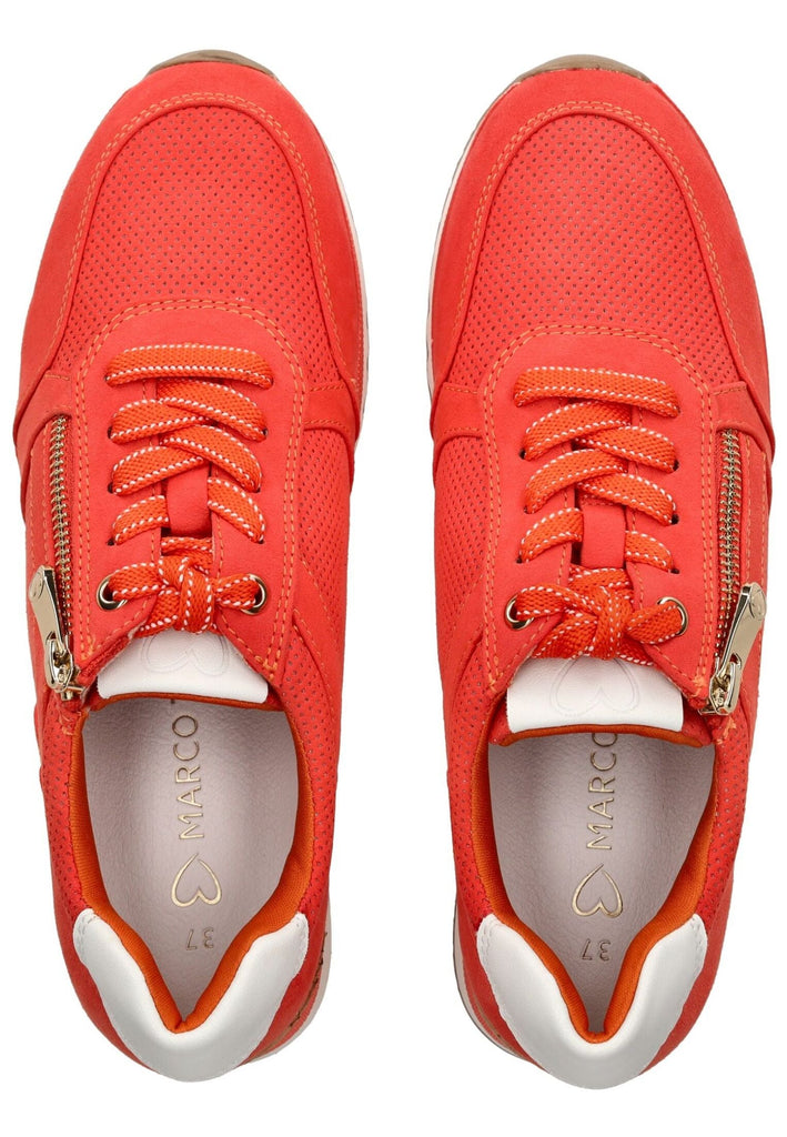 Marco Tozzi Sneaker Lederimitat/Textil Orange