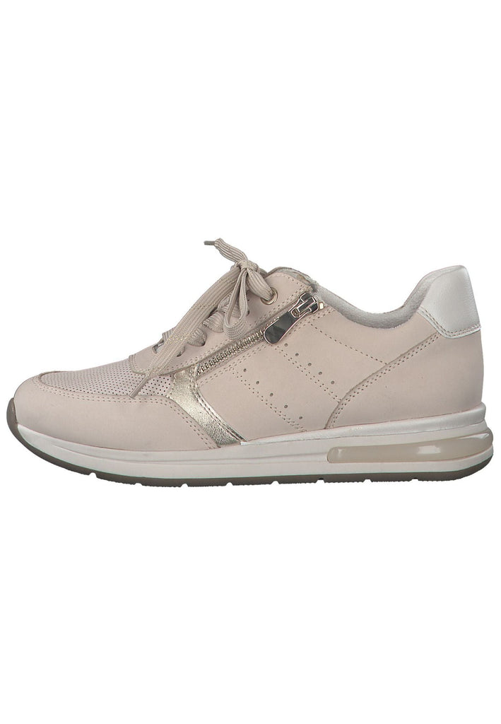 Sneaker Marco Tozzi Sneaker Leder/Textil Cream