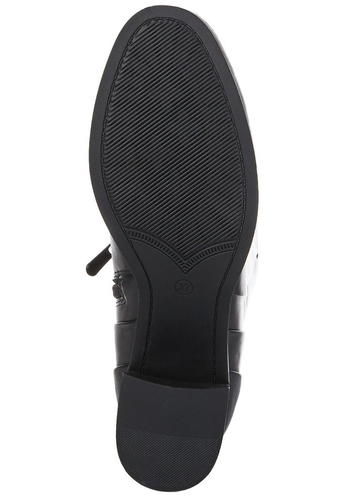 Marco Tozzi Stiefel Leder Schwarz Warmfutter