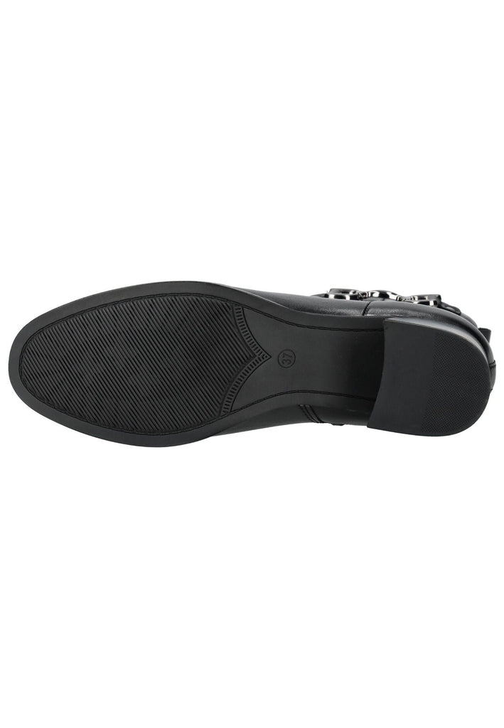 Marco Tozzi Stiefelette Leder Schwarz Warmfutter