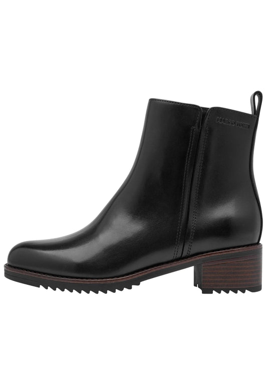 Marco Tozzi Stiefelette Leder/Synthetik Schwarz