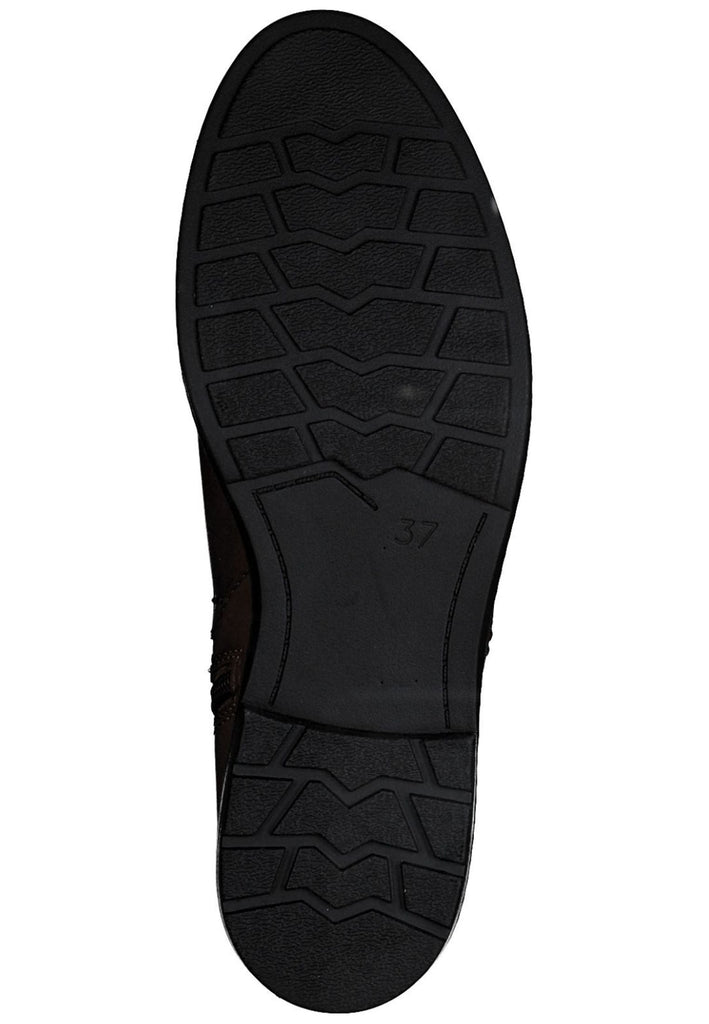 Marco Tozzi Stiefelette Leder/Textil Cognac