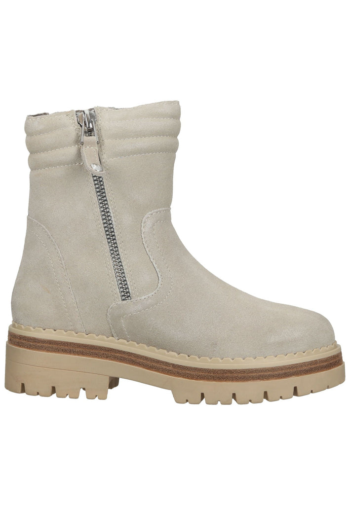 Marco Tozzi Stiefelette Leder Weiß Warmfutter