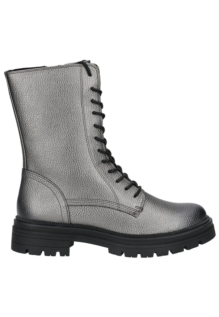 Marco Tozzi Stiefelette Lederimitat Gunmetal