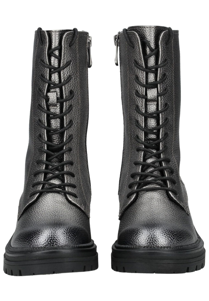 Marco Tozzi Stiefelette Lederimitat Gunmetal