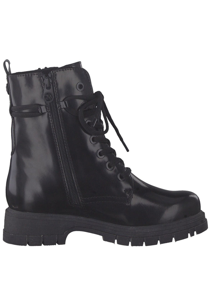 Marco Tozzi Stiefelette Lederimitat Schwarz