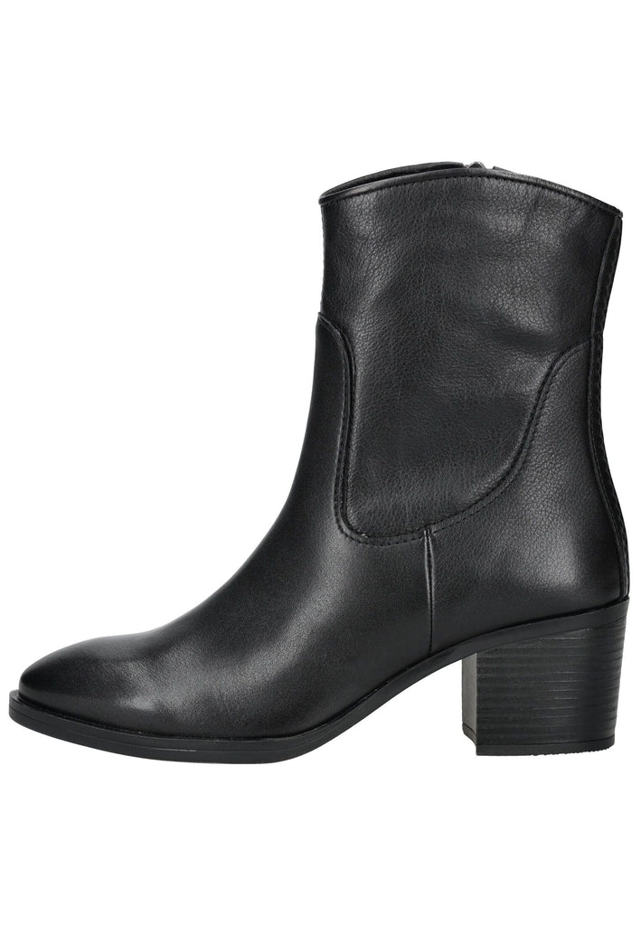Stiefeletten Marco Tozzi Stiefelette Leder Schwarz
