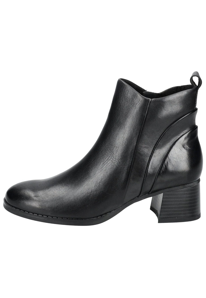 Stiefeletten Marco Tozzi Stiefelette Leder Schwarz