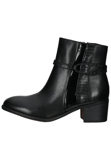 Stiefeletten Marco Tozzi Stiefelette Leder/Synthetik Schwarz Kombi