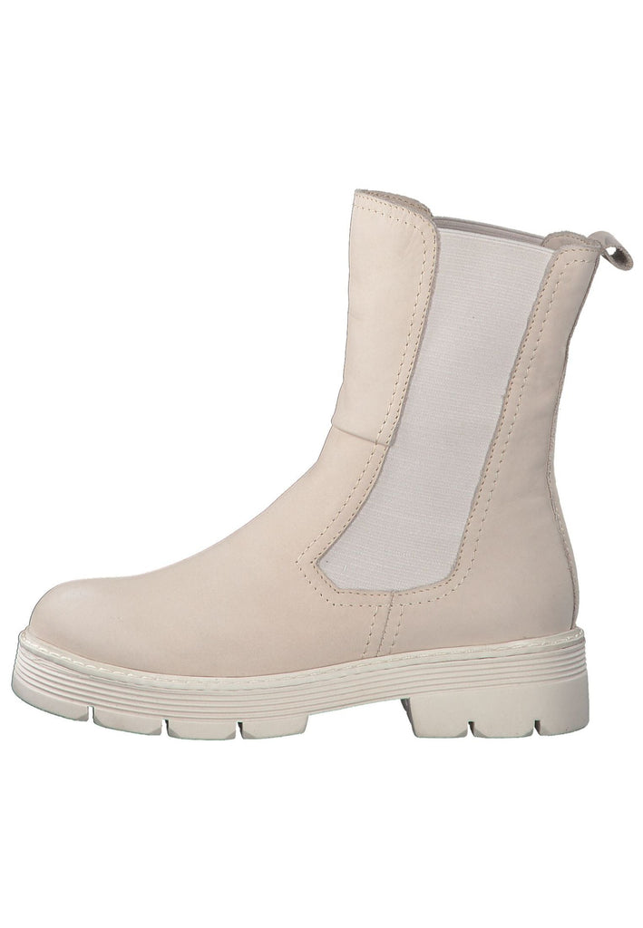 Stiefeletten Marco Tozzi Stiefelette Leder/Textil Cream