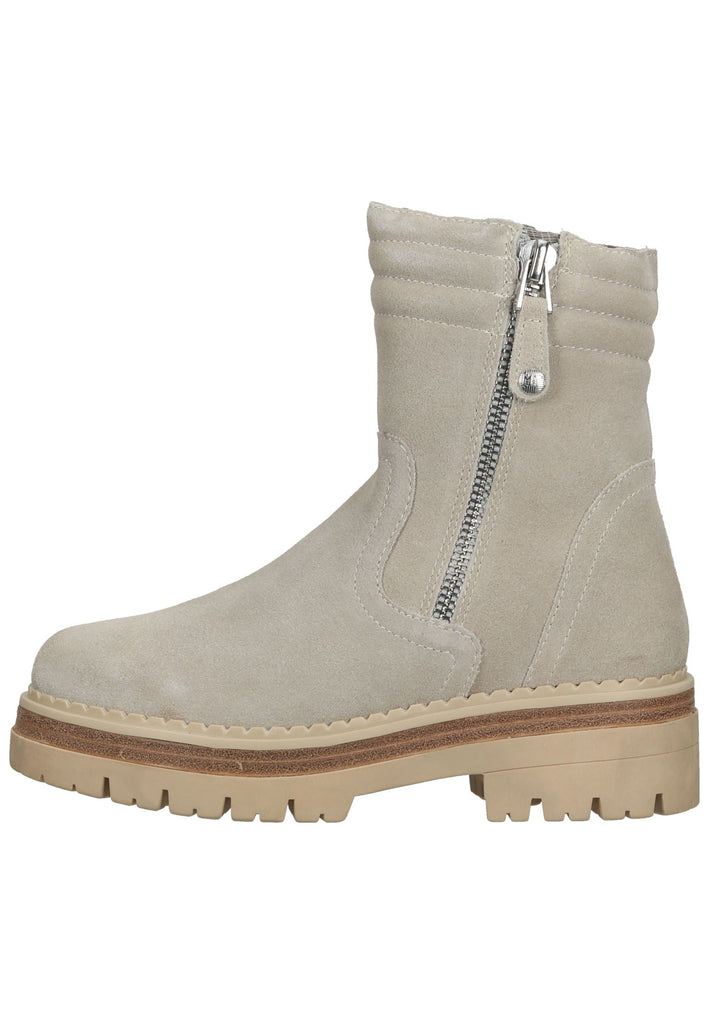 Stiefeletten Marco Tozzi Stiefelette Leder Weiß Warmfutter