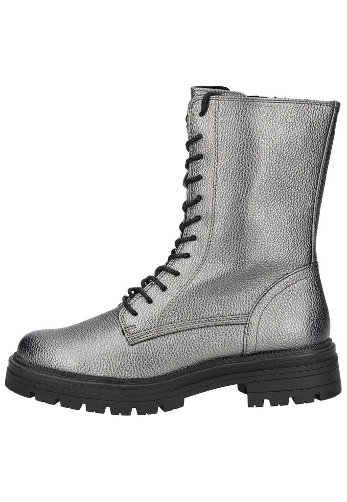 Stiefeletten Marco Tozzi Stiefelette Lederimitat Gunmetal