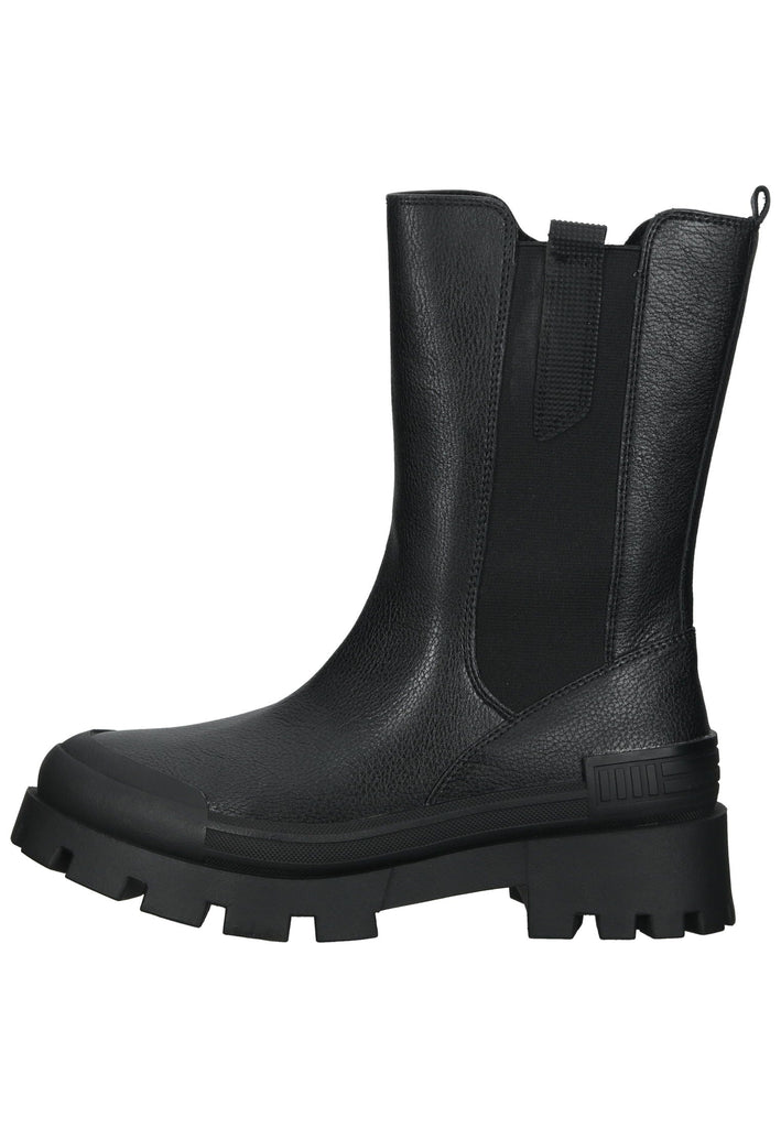 Stiefeletten Marco Tozzi Stiefelette Lederimitat Schwarz