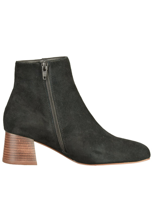 Mellow Yellow Stiefelette Veloursleder Schwarz