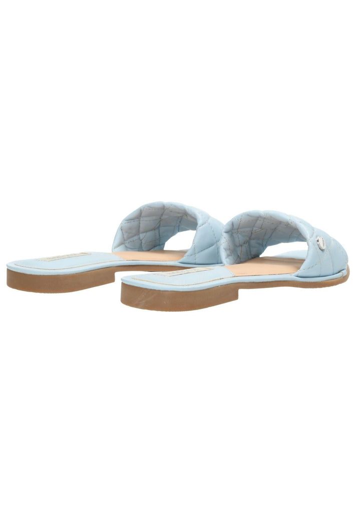 Mexx Pantoletten Leder Hellblau