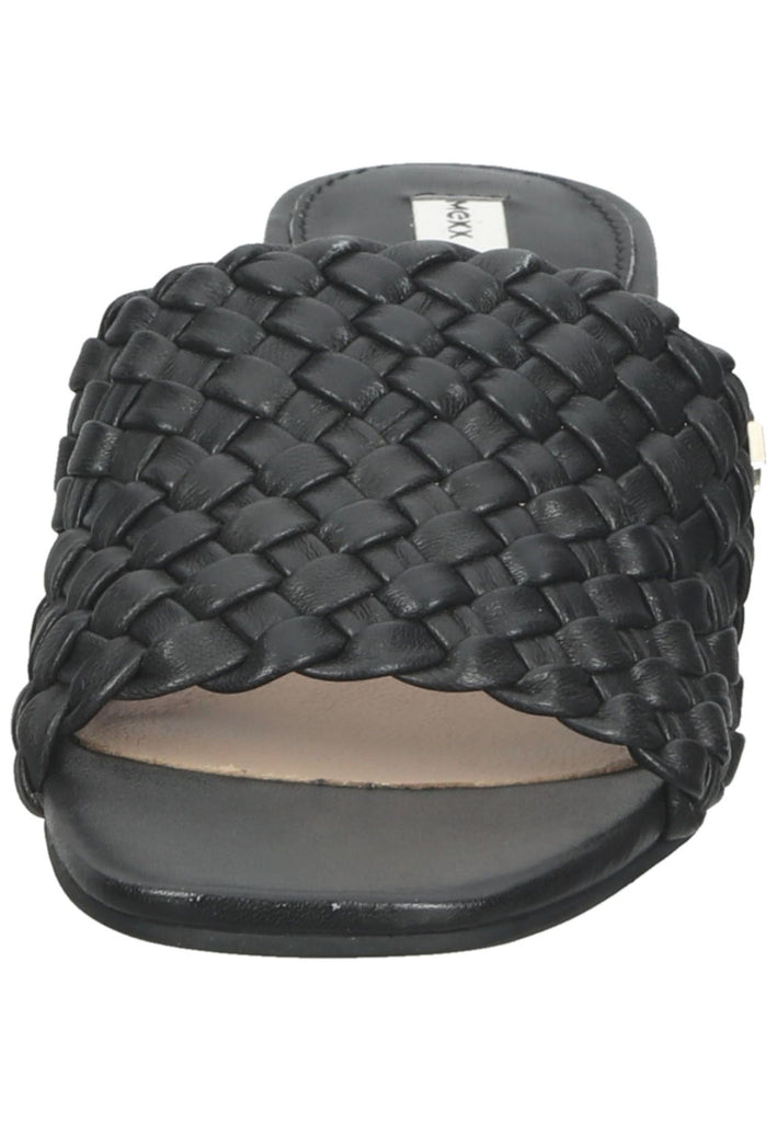 Mexx Pantoletten Leder Schwarz
