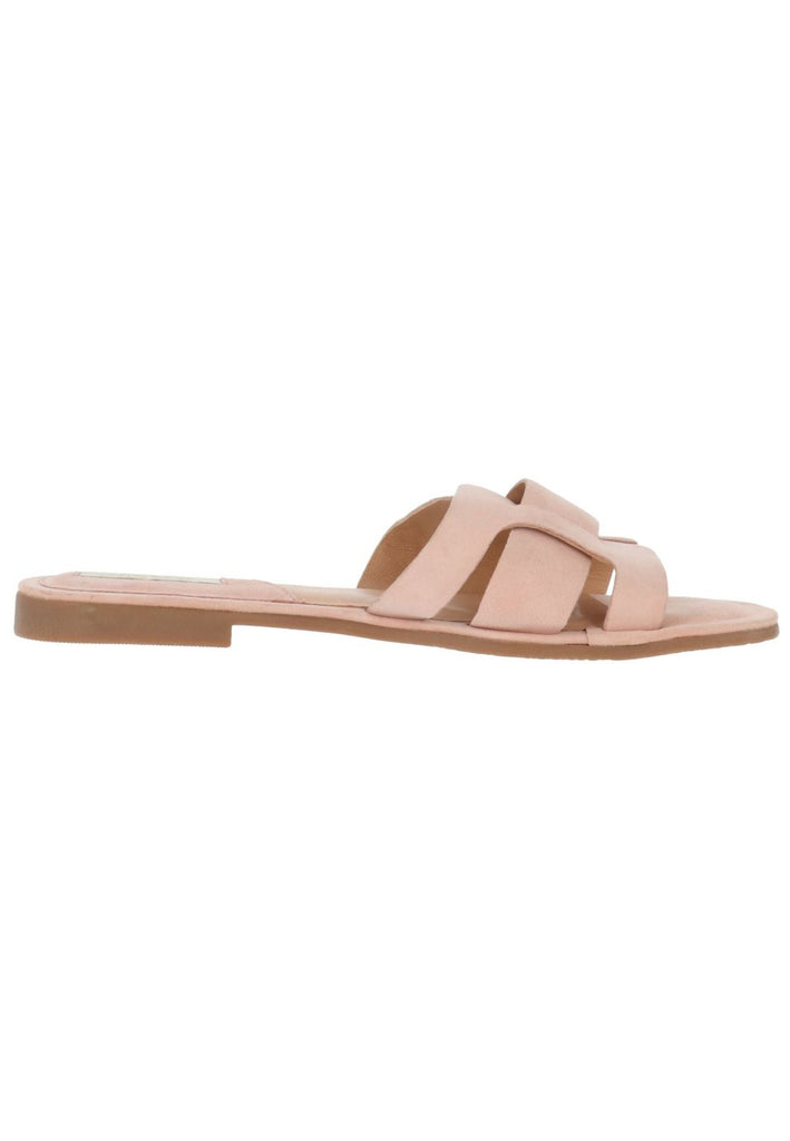 Mexx Pantoletten Veloursleder Hellpink