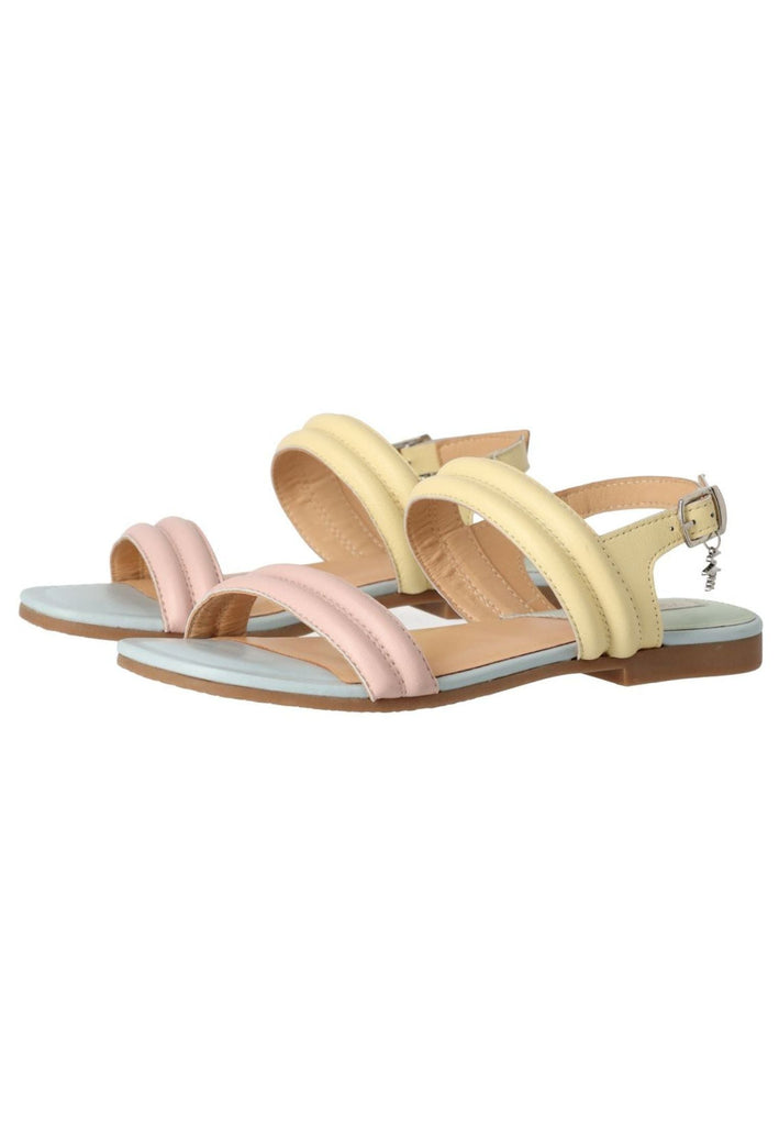 Mexx Sandalen Leder Blau/Gelb