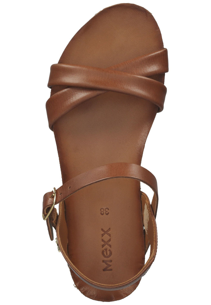 Mexx Sandalen Leder Cognac