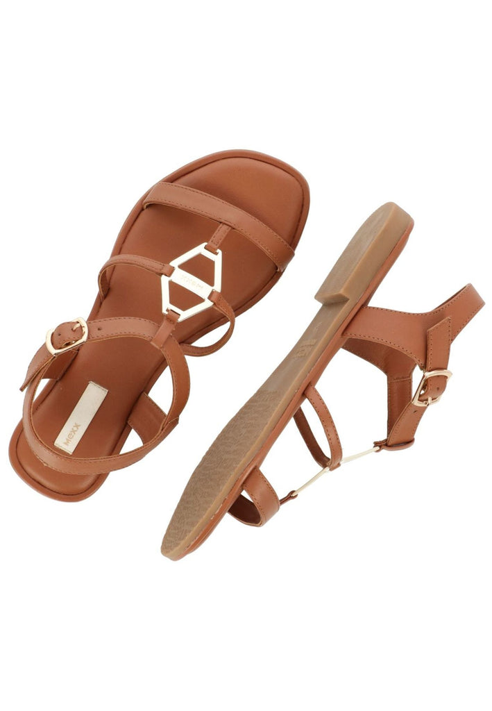 Mexx Sandalen Leder Cognac