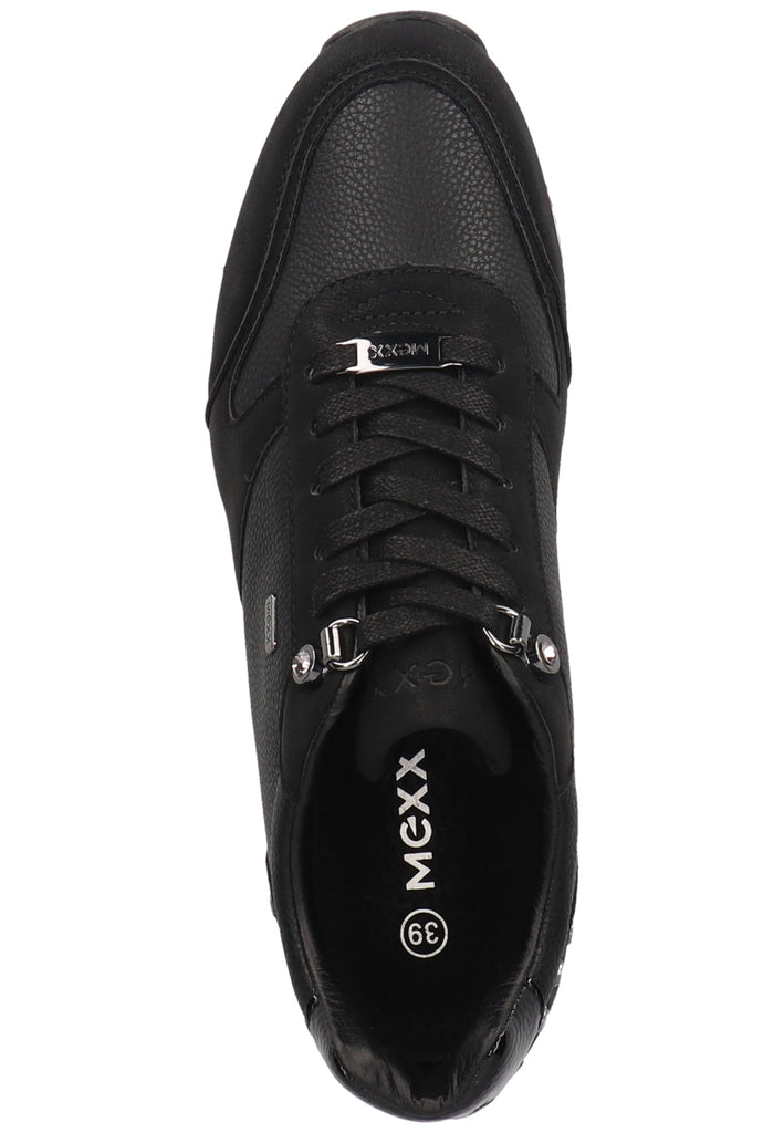 Mexx Sneaker Lederimitat Schwarz