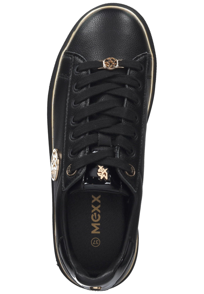 Mexx Sneaker Lederimitat Schwarz