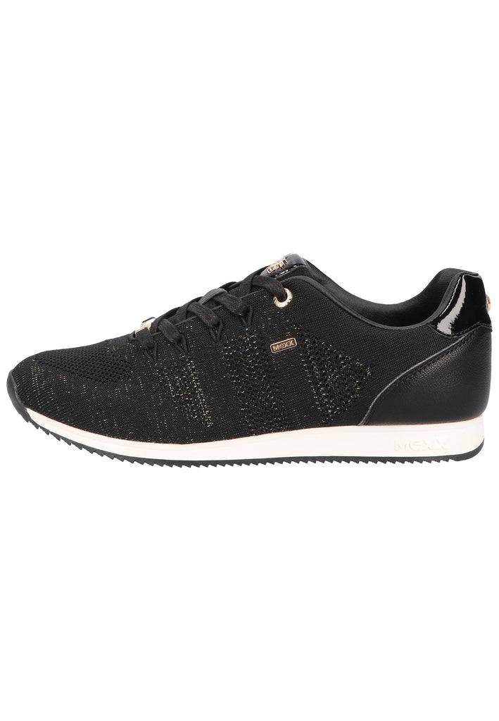 Mexx Sneaker Lederimitat/Textil Schwarz