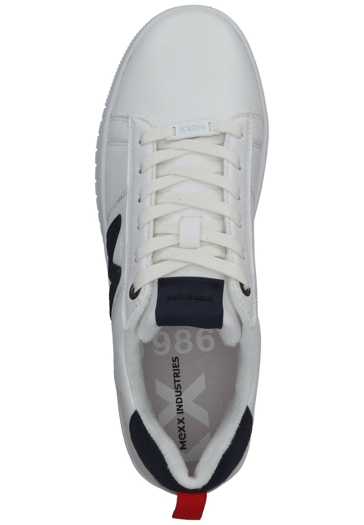 Mexx Sneaker Lederimitat Weiß/Blau